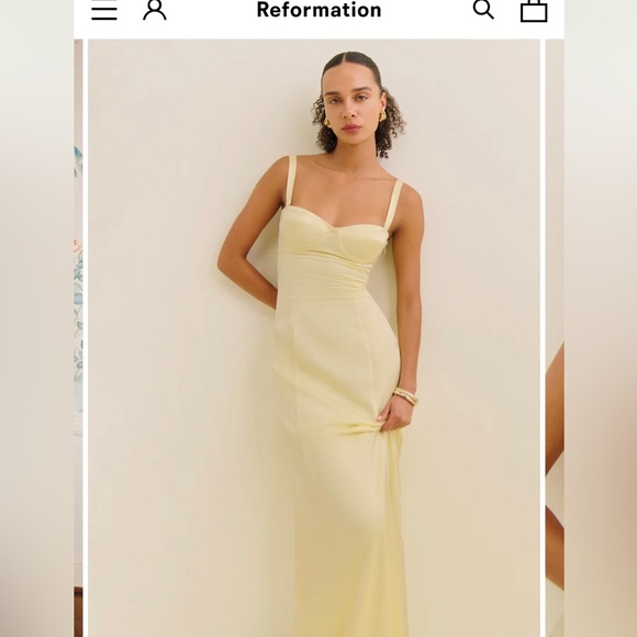 Reformation - Britney Satin Dress - Picture 3 of 9